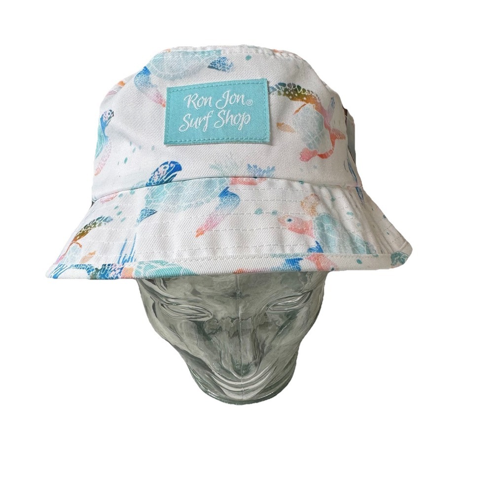 Ron Jon Surf Shop Bucket Hat‎ Kids Swimming Turtles Sunhat